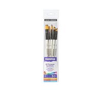 Daler Rowney Graduate, Set di 5 pennelli sintetici per acquerelli