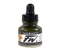 Daler-Rowney - Inchiostro acrilico FW, flacone in vetro con contagocce, 29,5 ml, colore: marrone antilope