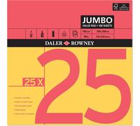 Daler Rowney Red and Yellow Drawing Paper Taccuino da disegno 25 x 25 cm 150 g