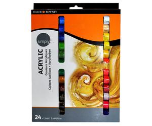 Daler Rowney Semplicemente Acrilico 24 X 12ml Set