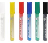 Daler Rowney Semplicemente Pittura Acrilica Evidenziatori - 2-3mm Nib - Pacco Di