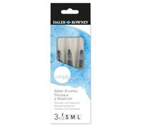 Daler-Rowney - Set di 3 pennelli con serbatoio per principianti e dilettanti
