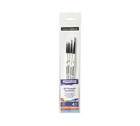Daler Rowney Set di 4 pennelli Sintetici Graduate manico corto