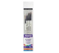 Daler Rowney Set di 5 pennelli Sintetici Graduate manico corto