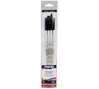Daler Rowney - Set di pennelli con setole Sintetiche Graduate, 4 pz.