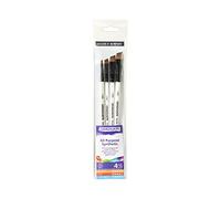 Daler Rowney - Set di pennelli con setole Sintetiche Graduate, 4 pz.