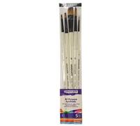 Daler Rowney - Set di pennelli con setole sintetiche Graduate, 5 pz.
