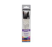 Daler Rowney - Set di pennelli con setole Sintetiche Graduate, 5 pz.