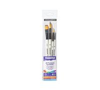 Daler Rowney - Set di pennelli con setole Sintetiche Graduate, Ideali per acquerelli, 4 pz.
