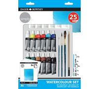 Daler Rowney Simply Set di colori ad acquerello 12 x 12 ml