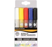 Daler Rowney Simply Acrylic Paint Marker 2Mm Misto Confezione Di 5