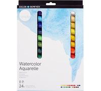Confezione di acquerelli della Daler Rowney Simpy 24 - si inumiditi facilmente - 12 ml - colori assortiti