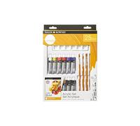 Daler-Rowney Simply - Set acrilico, 25 pezzi, multicolore, A4