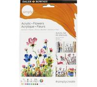 Daler Rowney Simply Set di colori acrilici 9 x 120 ml