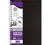 Daler Rowney -Simply Album da Disegno Bianco Caldo Rilegatura con Filo Metallico,100g/m,54 Fogli, A4