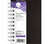 Daler Rowney Simply Sketchbook Album per schizzi Simply A6 100 g Black