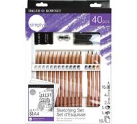 Daler Rowney Simply Sketching Pencils Set di matite per artisti 40 pezzi