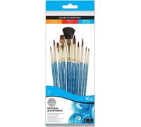 Daler Rowney Simply Watercolour Brush Natural Set di pennelli 10 pz