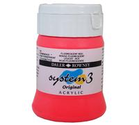 Daler Rowney Sistema 3 Acrilico Rosso Fluorescente (500ml)