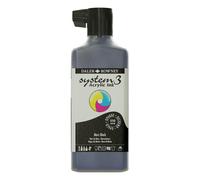 Daler Rowney Sistema 3 Artisti Acrilico Inchiostro 180ml, Mars Nero