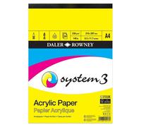 Daler Rowney Sistema 3 Vernice Acrilica Blocco da Disegno A4