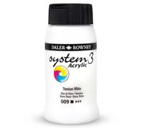 Daler Rowney System3 Colori acrilici Titanium White 500 ml 1 pz