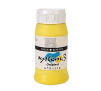 Daler Rowney System 3 Colore Acrilico Giallo Limone Crudo (500 ml)