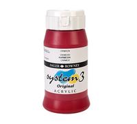 Daler Rowney System 3 Pittura Acrilica Cremisi (500ml)