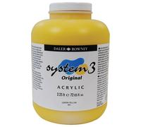 Daler Rowney System 3 Vernice Acrilica Giallo Limone 2.25L