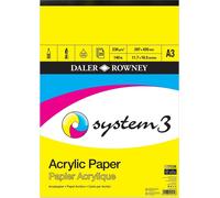 Daler Rowney System3 Acrylic Paper System3 Taccuino da disegno 20 A3 230 g