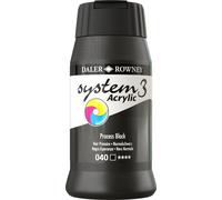Daler Rowney System3 Colori acrilici Process Black 500 ml 1 pz