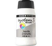 Daler Rowney System3 Colori acrilici Titanium White 500 ml 1 pz