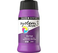 Daler Rowney System3 Colori acrilici Velvet Purple 500 ml 1 pz