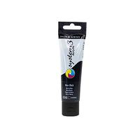 Daler Rowney System3 Mars Black - Tubetto di pittura acrilica da 59 ml, per artisti e studenti, pittura artistica per murales, tela e altro ancora, pittura artistica per tutti i set di abilità