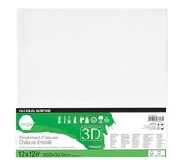 Daler Rowney Tela Allungata, Cotone, Bianco, 30 cm