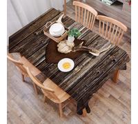 DALEXHM Tablecloth,Washable,Rectangle,137x183 cm,Casa rustica, cottage, capanna, parete con corna, rifugio di caccia, campagna, T,Water-Repellent,Stain Protection,Festival,Restaurant,Party and Garden