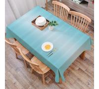 DALEXHM Tablecloth,Washable,Rectangle,137x183 cm,Il cielo azzurro aperto in una giornata primaverile ispira un design moderno col,Water-Repellent,Stain Protection,Festival,Restaurant,Party and Garden