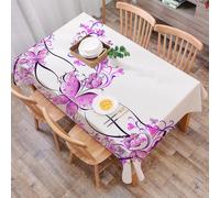 DALEXHM Tablecloth,Washable,Rectangle,137x183 cm,Mascherata, maschere Vestito di Carnevale Secolare Antica tradizione di Venezia,Water-Repellent,Stain Protection,Festival,Restaurant,Party and Garden