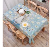 DALEXHM Tablecloth,Washable,Rectangle,137x183 cm,Set di pavoni, modello di pavone attivo sulla parete, natura, colorato, elegante,Water-Repellent,Stain Protection,Festival,Restaurant,Party and Garden