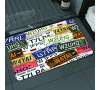 DALEXHM Tappetino da Bagno 40x60 cm, Bancarella d'epoca, targhe originali in stile retrò personalizzate e creative,Antiscivolo,Morbido Assorbente, in Microfibra,Lavabile in Lavatrice,per Vasca,Doccia