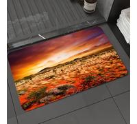 DALEXHM Tappetino da Bagno 40x60 cm,Tramonto su un paesaggio dell'Australia centrale,Antiscivolo,Morbido Assorbente, in Microfibra,Lavabile in Lavatrice,per Vasca,Doccia