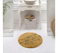 DALEXHM Tappetino da Bagno 60x60 cm,sottofondo musicale grunge (autore delle note G.Meyerbeer 1791-1864 editore Ju,Antiscivolo,Morbido Assorbente, in Microfibra,Lavabile in Lavatrice,per Vasca,Doccia