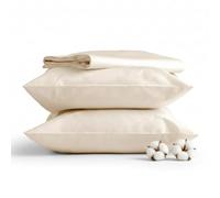 Dalfilo Set Lenzuola Singolo, Parure Lenzuola, 100% Percalle di Cotone 200 TC, 1 Lenzuolo Sopra Ampio + 2 Federe a Sacchetto, Made in Italy, Traspirante, Delicato sulla Pelle