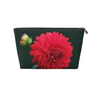 Dalia rossa, Borsa da toilette Borsa per trucco Borsa per cosmetici Borsa da toilette da viaggio portatile