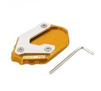 DALIDAK Adatto for B/M/W R1200GS LC R1200 GS Adventure 2014 2015 2016 Supporto for estensione laterale del cavalletto for moto, allarga il cavalletto.(Gold)