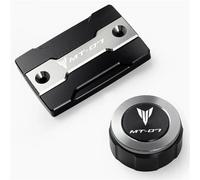 DALIDAK Adatto for Yamaha MT07 MT 07 Mt-07 FZ07 2014-2021 2022 Accessori Coperchio serbatoio olio liquido freni anteriore e posteriore Coperchio serbatoio di stoccaggio liquido(A set of titanium)