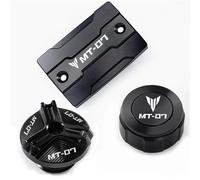 DALIDAK Adatto for Yamaha MT07 MT 07 Mt-07 FZ07 2014-2021 2022 Accessori Coperchio serbatoio olio liquido freni anteriore e posteriore Coperchio serbatoio di stoccaggio liquido(Three A set black)