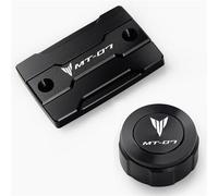 DALIDAK Adatto for Yamaha MT07 MT 07 Mt-07 FZ07 2014-2021 2022 Accessori Coperchio serbatoio olio liquido freni anteriore e posteriore Coperchio serbatoio di stoccaggio liquido(A set of black)