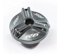 DALIDAK Adatto for YAMAHA YZFR6 YZF-R6 YZF R6 2010-2023 R 6 Accessori Coperchio serbatoio olio liquido freni anteriore e posteriore Coperchio serbatoio di stoccaggio liquido(M2.7 titanium)