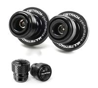 DALIDAK M8 for DUCATI Multistrada 950 950S 1200 1260 Enduro V4 V4S Sport V2 V2S Bobine for forcellone for moto Supporto scorrevole Tappi for valvole pneumatici(Combo Black-B)